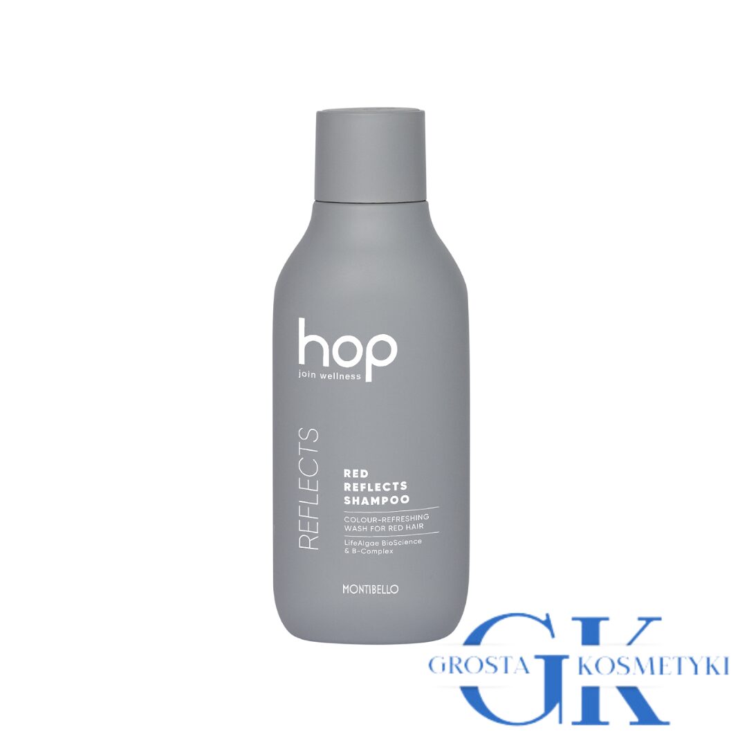 Montibello HOP Red Reflects Shampoo Szampon podkreślający kolor do włosów rudych i kasztanowych 300 ml