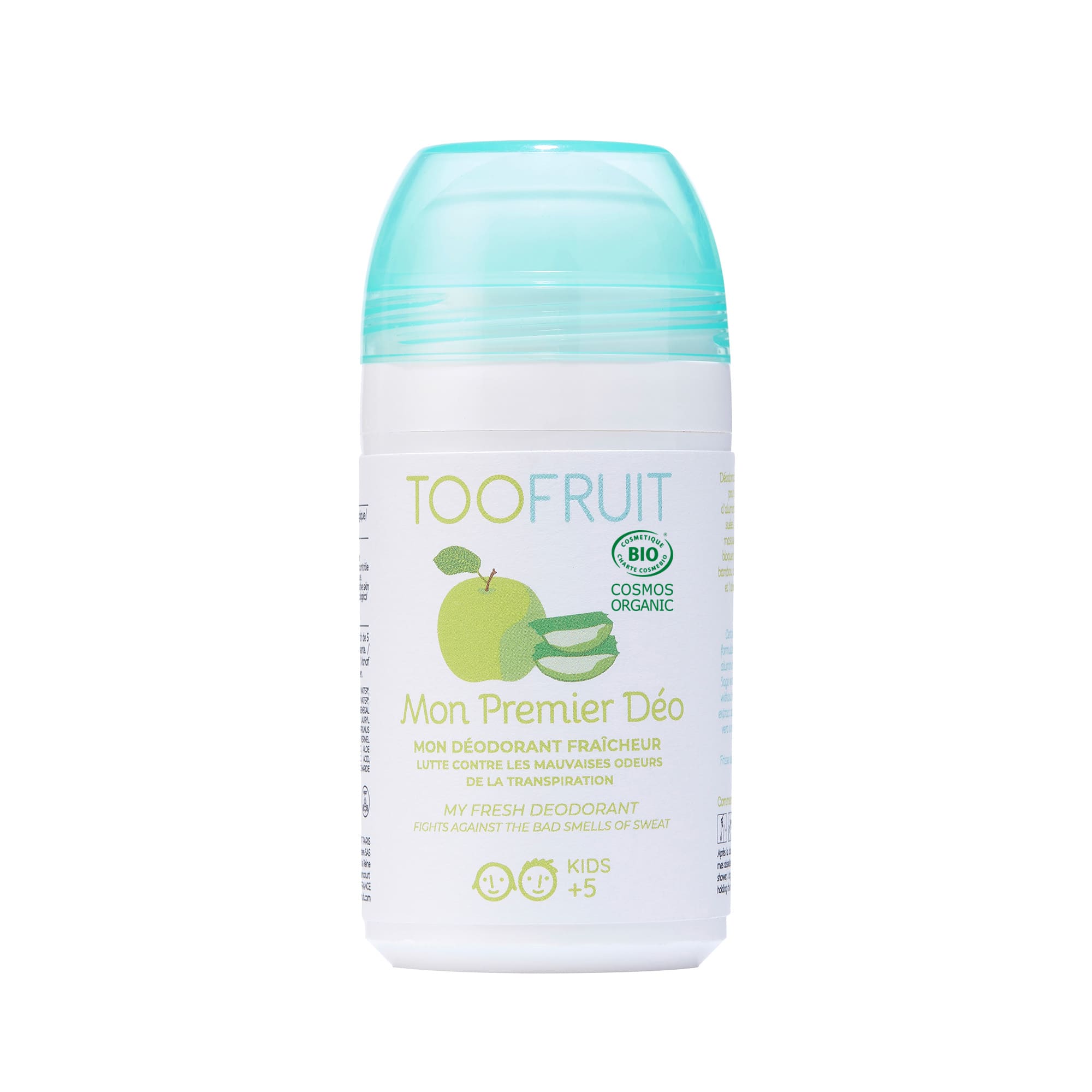 Toofruit Dezodorant w kulce dla dzieci Jabłko-Aloes 50ml