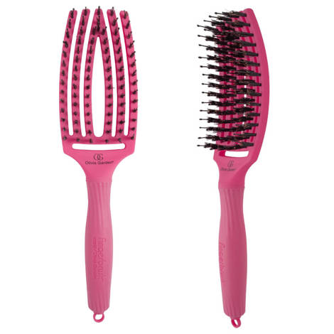 OLIVIA GARDEN FINGERBRUSH Szczotka do rozczesywania COMBO Hot Pink