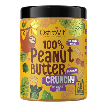 OstroVit 100% Krem Orzechowy chrupiący 1000 g