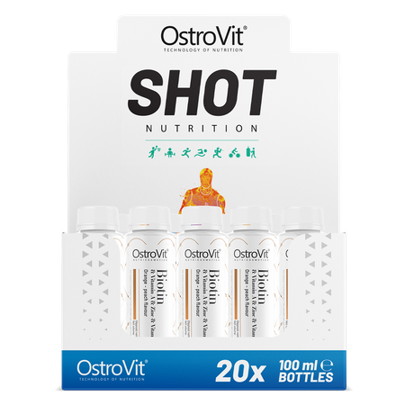 OstroVit Biotyna & Witamina A & Cynk & Witamina B2 20x100ml