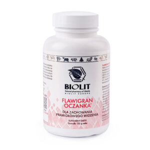 Biolit Flawigran oczanka - granulat na prawidłowe widzenie, 120g
