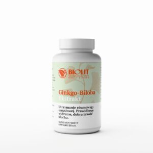Biolit Ginkgo - Biloba - kapsułki na utrzymanie równowagi umysłowej 60 kaps.