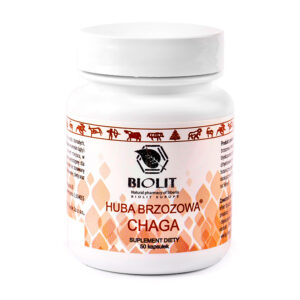Biolit Chaga Huba brzozowa - wyciąg z huby brzozowej, 50 kapsułek