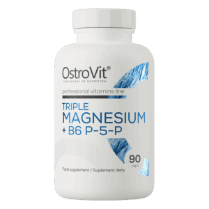 OstroVit Triple Magnesium + B6 P-5-P 90 kapsułek