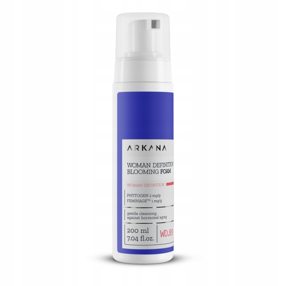 Arkana Woman Definition Blooming Foam - odmładzająca pianka do mycia z fitoestrogenami 200 ml